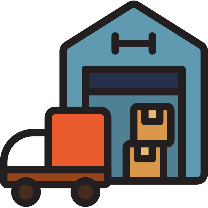 Hệ thống kho bãi trải dài nhiều tỉnh thành