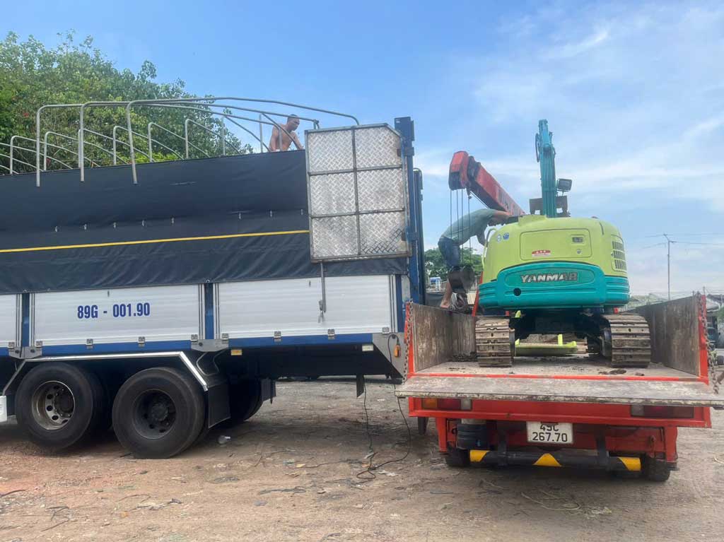 Vận chuyển máy đi Hà Nội