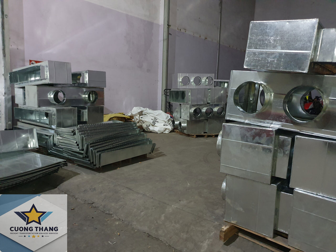 máng inox thông gió