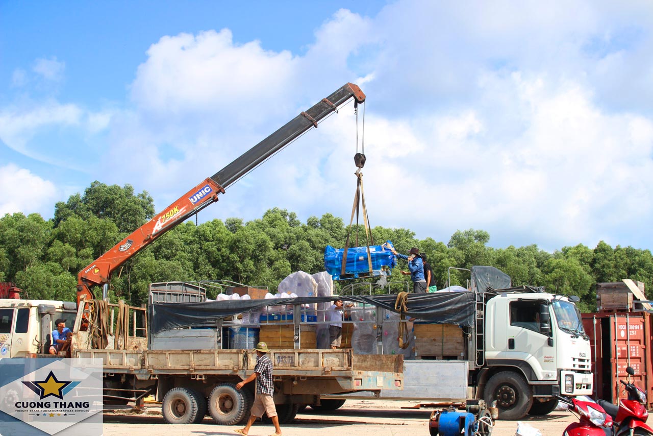 Hình ảnh chở hàng thiết bị